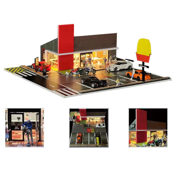 Miniature LED Car Garage Display